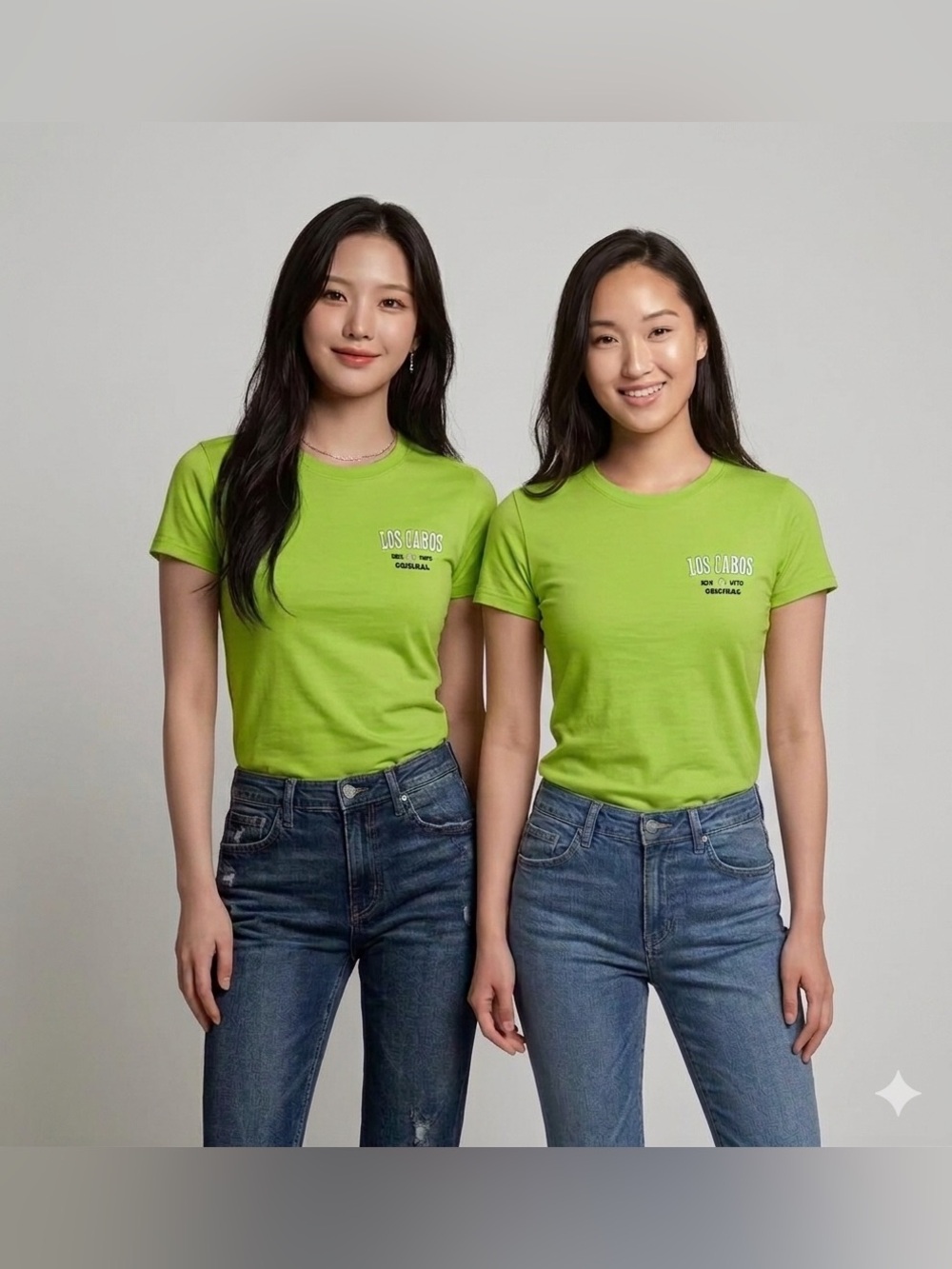 Los Cabos Lime Green Graphic Tee
